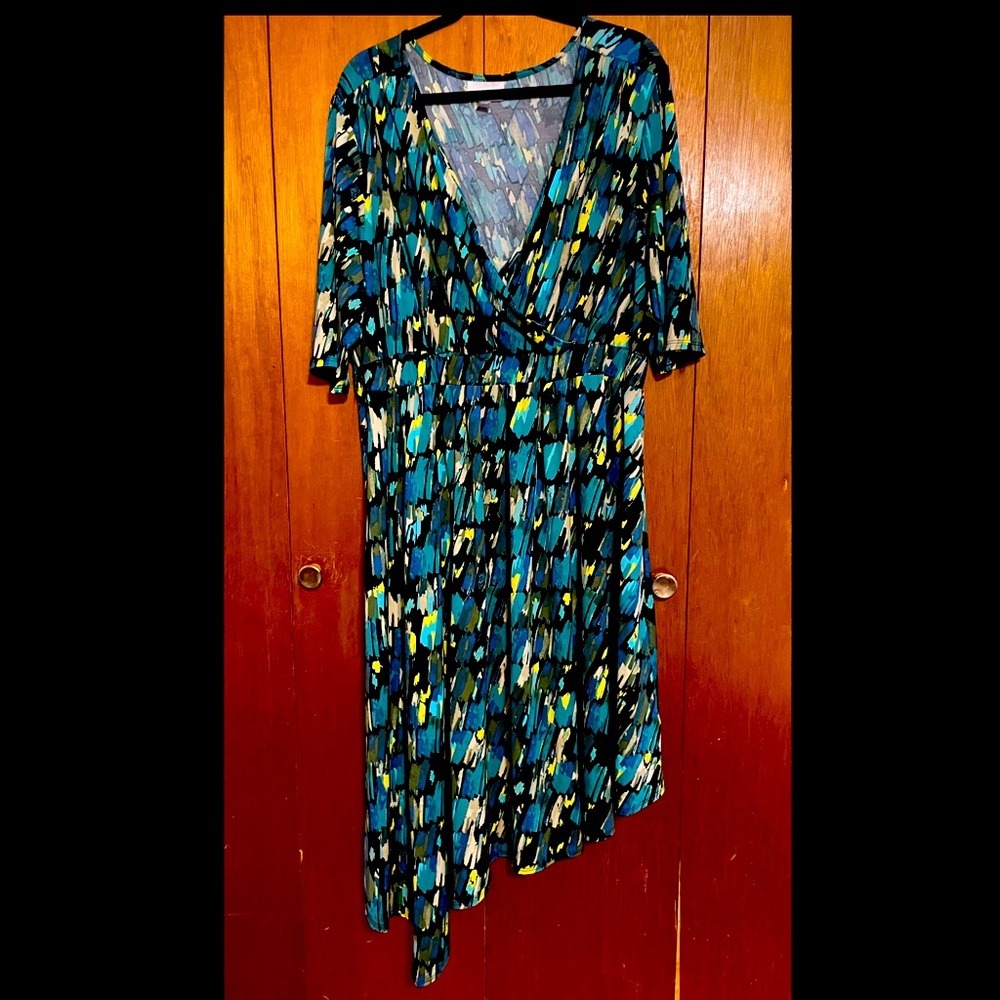 Faux Wrap Dress